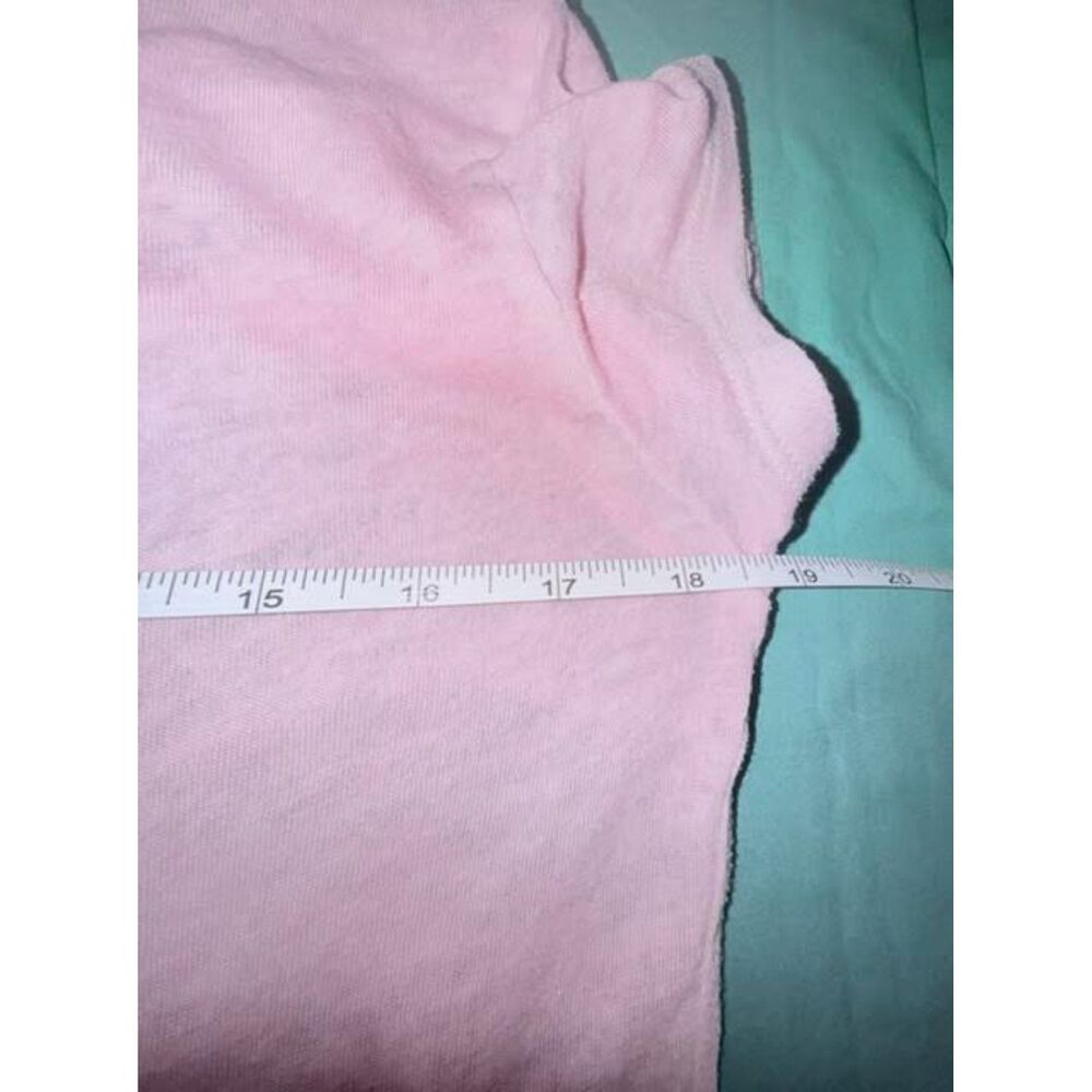 Y2K Gilly Hicks Pink Burnout Open Back Twist Tee Athleisure Balletcore Coquette - Picture 7 of 8